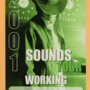 Dwight Yoakam 2001 Sounds Concert Tour WORKING Backstage Pass