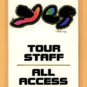 YES 1994 Talk Tour All Access Laminate Backstage Pass