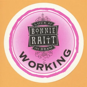 Bonnie Raitt 1991 Luck of the Draw Concert Tour WORKING Backstage Pass