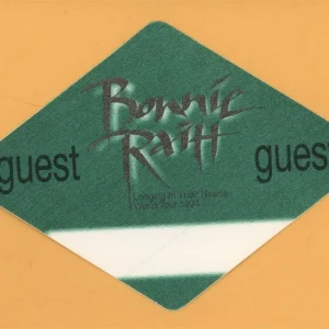 Bonnie Raitt 1994 Longing in Their Hearts Concert Tour GUEST Backstage Pass