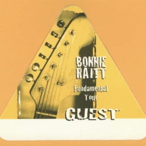 Bonnie Raitt 1998 Fundamental Concert Tour GUEST Backstage Pass