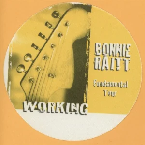 Bonnie Raitt 1998 Fundamental Concert Tour WORKING Backstage Pass
