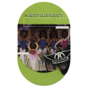 Aerosmith 2001 Just Push Play Concert Tour Meet & Greet Backstage Pass
