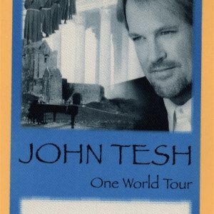 John Tesh 1999 One World Concert Tour STAFF Backstage Pass - NBA on NBC
