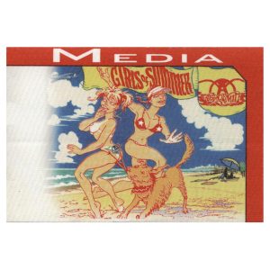 Aerosmith 2002 Girls of Summer Concert Tour Media Backstage Pass