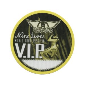 Aerosmith 1997 Nine Lives Concert Tour VIP Backstage Pass