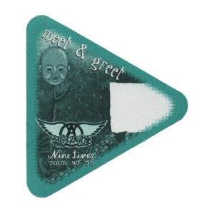 Aerosmith 1997 Nine Lives Concert Tour Meet & Greet Backstage Pass