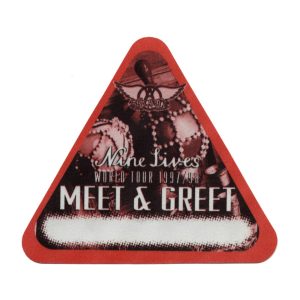 Aerosmith 1997 Nine Lives Concert Tour Meet & Greet Backstage Pass
