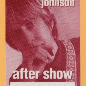 Eric Johnson 1998 Seven Worlds Concert Tour AFTER SHOW Backstage Pass