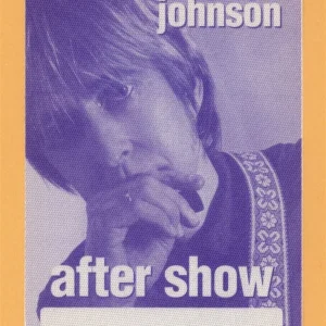Eric Johnson 1998 Seven Worlds Concert Tour AFTER SHOW Backstage Pass