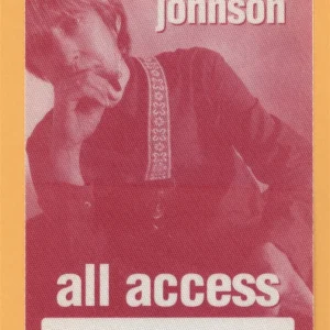 Eric Johnson 1998 Seven Worlds Concert Tour ALL ACCESS Backstage Pass