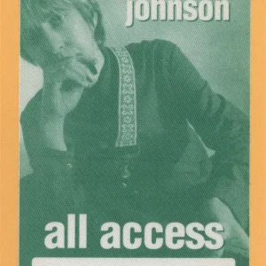 Eric Johnson 1998 Seven Worlds Concert Tour ALL ACCESS Backstage Pass