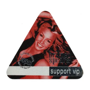 Britney Spears 2000 Oops!... I Did It Again Concert Tour Support Backstage Pass