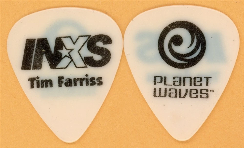 INXS Tim Farriss Vintage Guitar Pick - 2005 Tour Planet Waves | Autographia