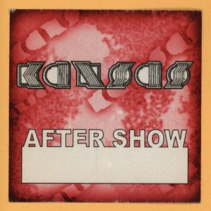 Kansas 2000 Masterworks Concert Tour AFTER SHOW Backstage Pass