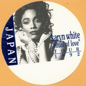 Karyn White 1992 Ritual of Love Concert Tour Backstage Pass