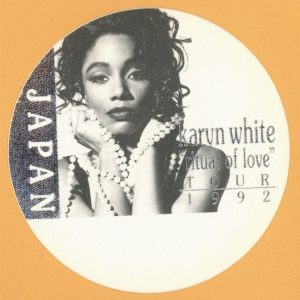 Karyn White 1992 Ritual of Love Concert Tour Backstage Pass