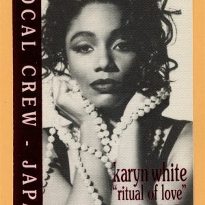 Karyn White 1992 Ritual of Love Concert Tour CREW Backstage Pass
