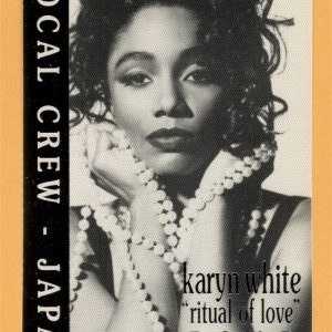 Karyn White 1992 Ritual of Love Concert Tour CREW Backstage Pass