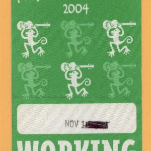 Keith Urban 2004 Be Here Concert Tour WORKING Backstage Pass