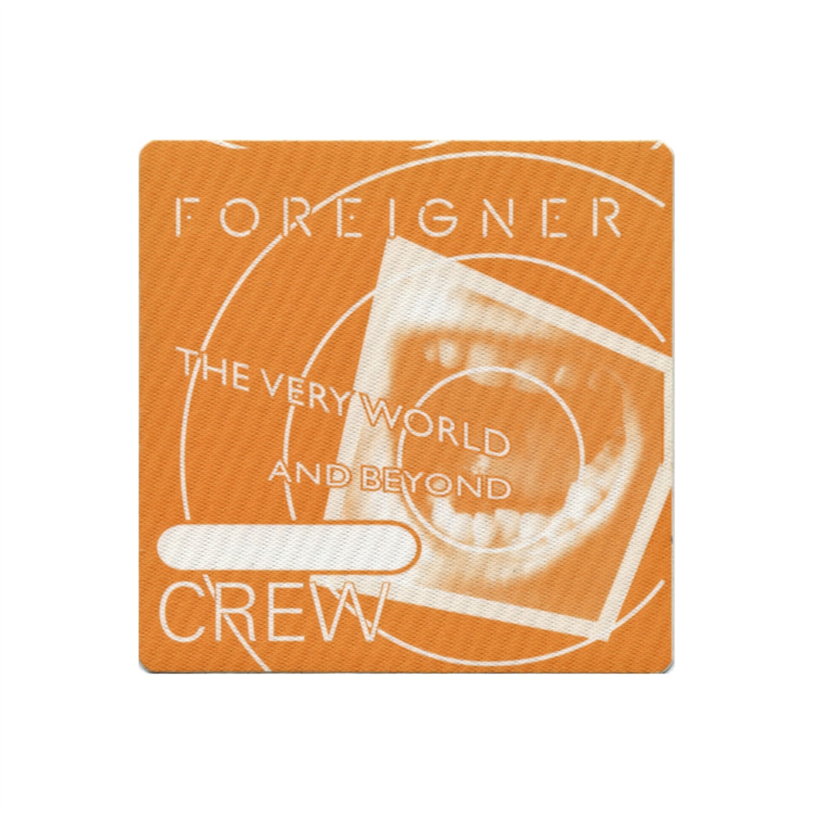 Foreigner 1992 Unusual Heat Concert Tour Crew Backstage Pass Autographia
