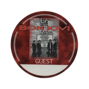 Bon Jovi 2001 One Wild Night Concert Tour Guest Backstage Pass