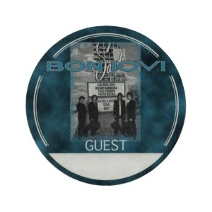 Bon Jovi 2001 One Wild Night Concert Tour Guest Backstage Pass