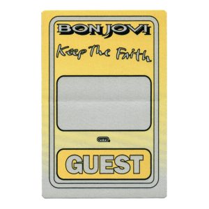 Bon Jovi 1993 Keep the Faith Concert Tour Guest Backstage Pass