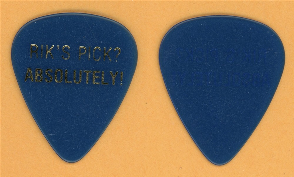 Absolutely Rik Triumph Rik Emmett Vintage Guitar Pick - 1990 Absolutely Tour | Autographia