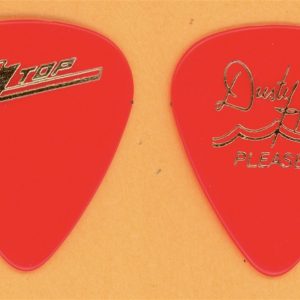 ZZ Top Dusty Hill Pleaser Vintage Guitar Pick - 1990 Recylcer Tour