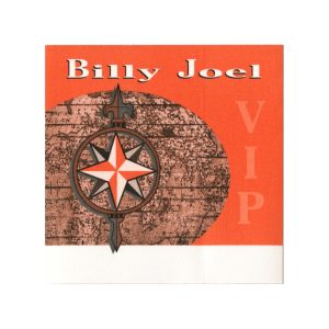 Billy Joel 1989 Storm Front Concert Tour VIP Backstage Pass