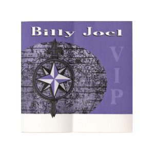 Billy Joel 1989 Storm Front Concert Tour VIP Backstage Pass