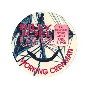 Billy Joel 1990 Storm Front Concert Tour Working Backstage Pass