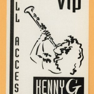 Kenny G 1999 Concert Tour VIP Backstage Pass