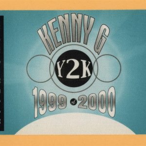 Kenny G 1999 Faith Concert Tour AFTER SHOW Backstage Pass