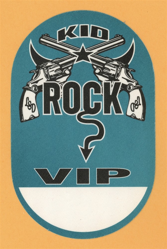 Vip Rocks Kid Kid Rock 1999 Devil Without a Cause Concert Tour VIP Backstage Pass ...