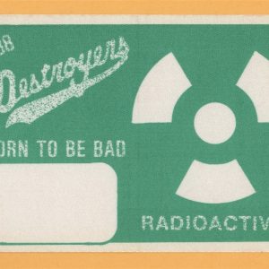 George Thorogood 1988 Born To Be Bad Concert Tour RADIOACTIVE Backstage Pass