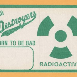 George Thorogood 1988 Born To Be Bad Concert Tour RADIOACTIVE Backstage Pass