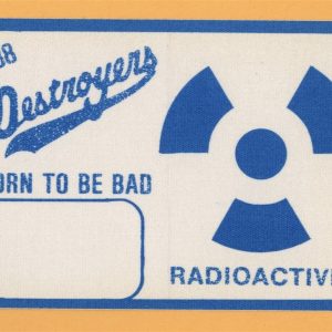 George Thorogood 1988 Born To Be Bad Concert Tour RADIOACTIVE Backstage Pass