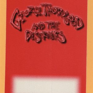 George Thorogood 1994 The Destroyers Concert Tour Backstage Pass