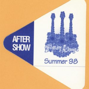 Gipsy Kings 1998 Concert Tour AFTER SHOW Backstage Pass