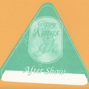 Gipsy Kings 2001 Concert Tour AFTER SHOW Backstage Pass
