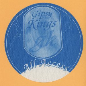 Gipsy Kings 2001 Concert Tour ALL ACCESS Backstage Pass