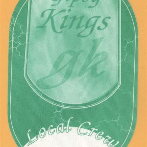 Gipsy Kings 2001 Concert Tour CREW Backstage Pass