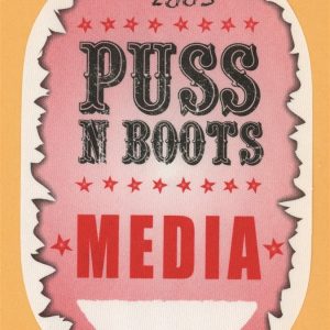 Nora Jones 2003 Puss N Boots Concert Tour Media Backstage Pass
