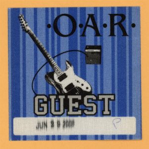 OAR 2008 All Sides Concert Tour GUEST Backstage Pass
