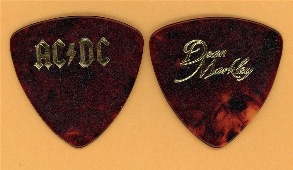 AC/DC Cliff Williams 1st Custom Guitar Pick - 1986 Maximum Overdrive ...