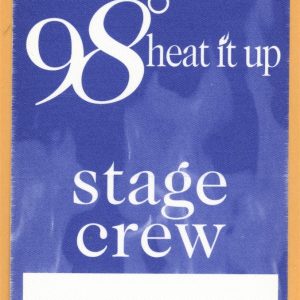 98 Degrees 1998 Heat It Up Tour CREW Backstage Pass