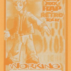 Aaron Carter 2002 Rap & Retro Concert Tour WORKING Backstage Pass