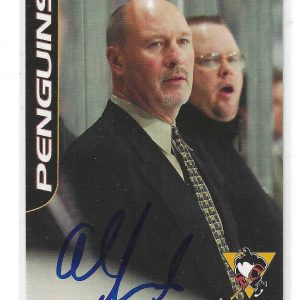 Al Sims Signed 2006 Choice AHL Penguins Assistant Coach Card #29